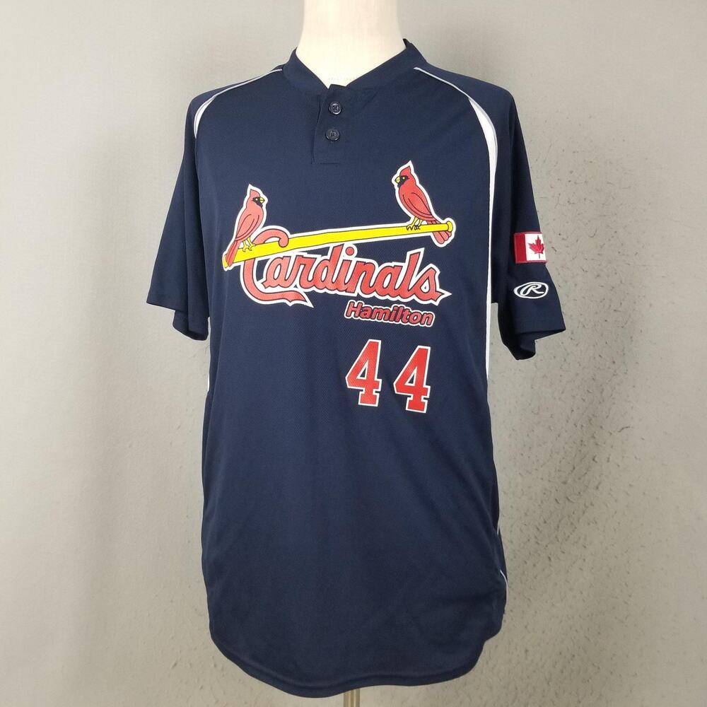 Arizona Cardinals Jersey Mens Large Blue MLB Baseball Rawlings 44 Hamilton‎